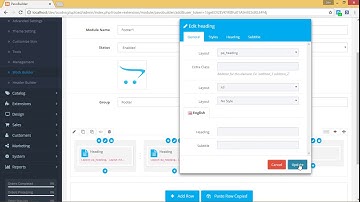 Pavo theme: Create new footer builder Opencart3