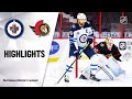 NHL Highlights | Jets @ Senators 1/21/21