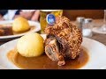 Amazing Munich Food Tour - German CRISPY PORK LEG and Attractions in Munich, Germany!