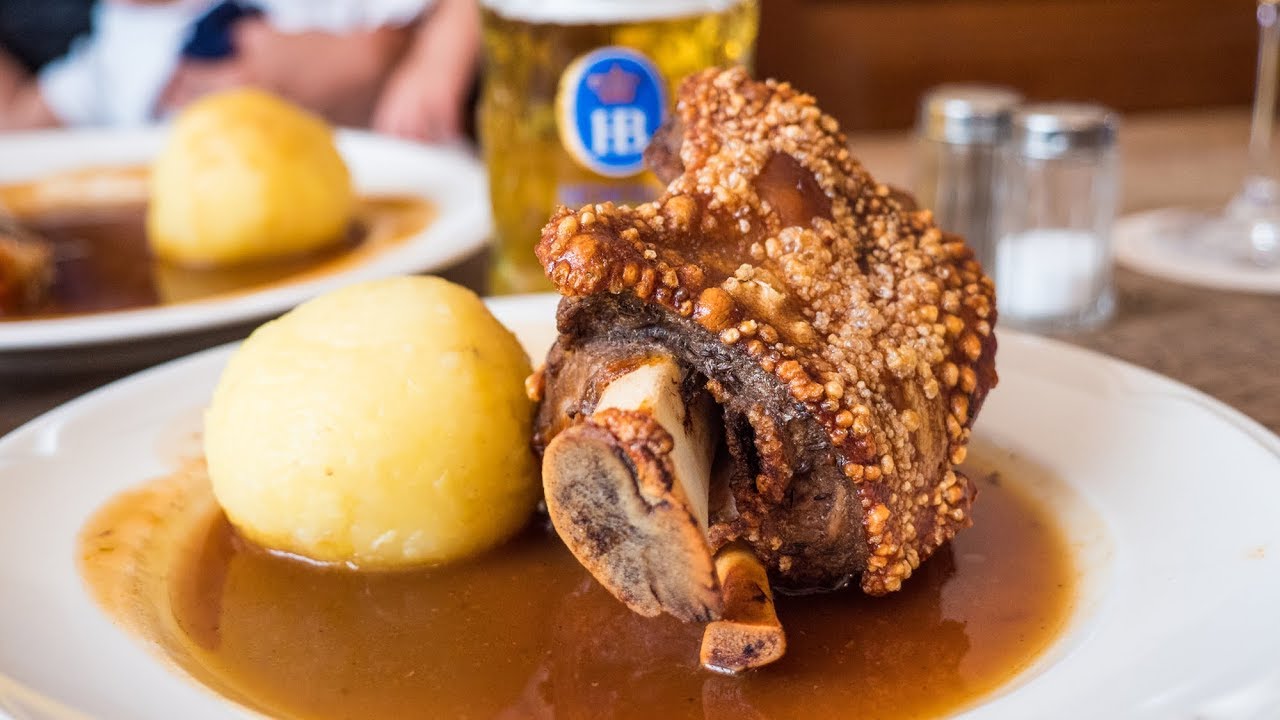  New  Amazing Munich Food Tour - German CRISPY PORK LEG and Attractions in Munich, Germany!