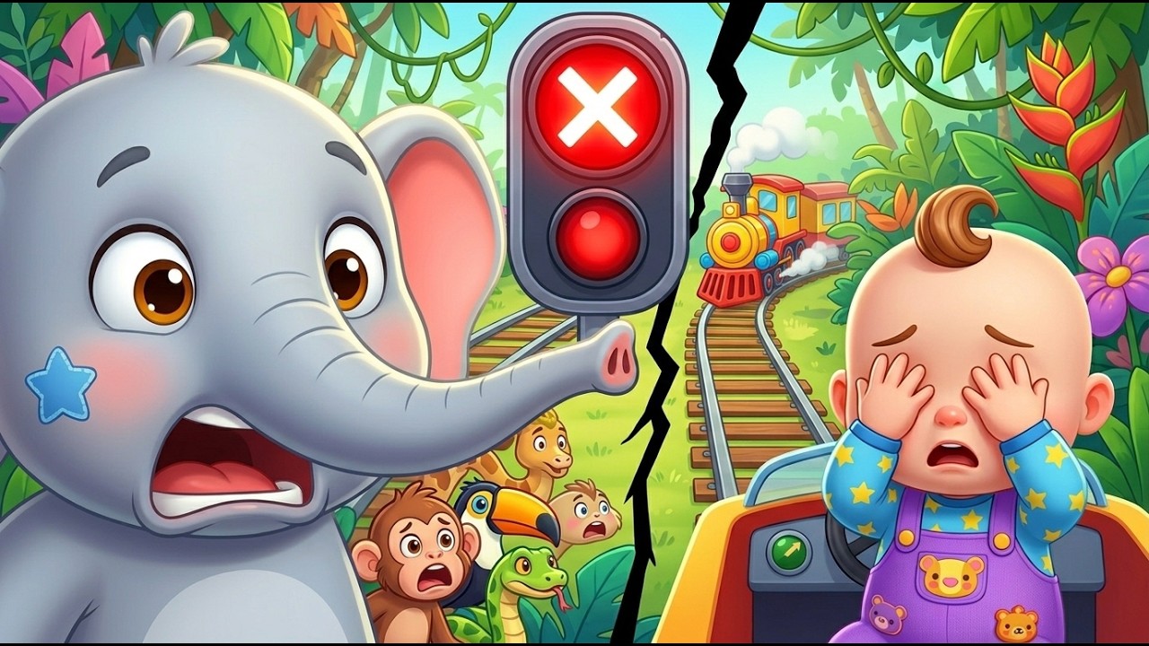Train Forgets Where It’s Going 🚂😲 Funny Train Adventure Song for Kids Nursery Rhymes and Toddlers