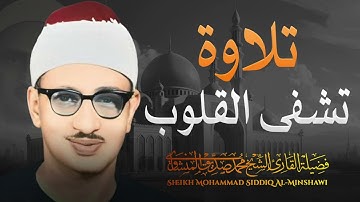 تلاوة مباركة .. دواء و شفاء القلوب العليلة l تلاوة خاشعة للشيخ محمد صديق المنشاوي