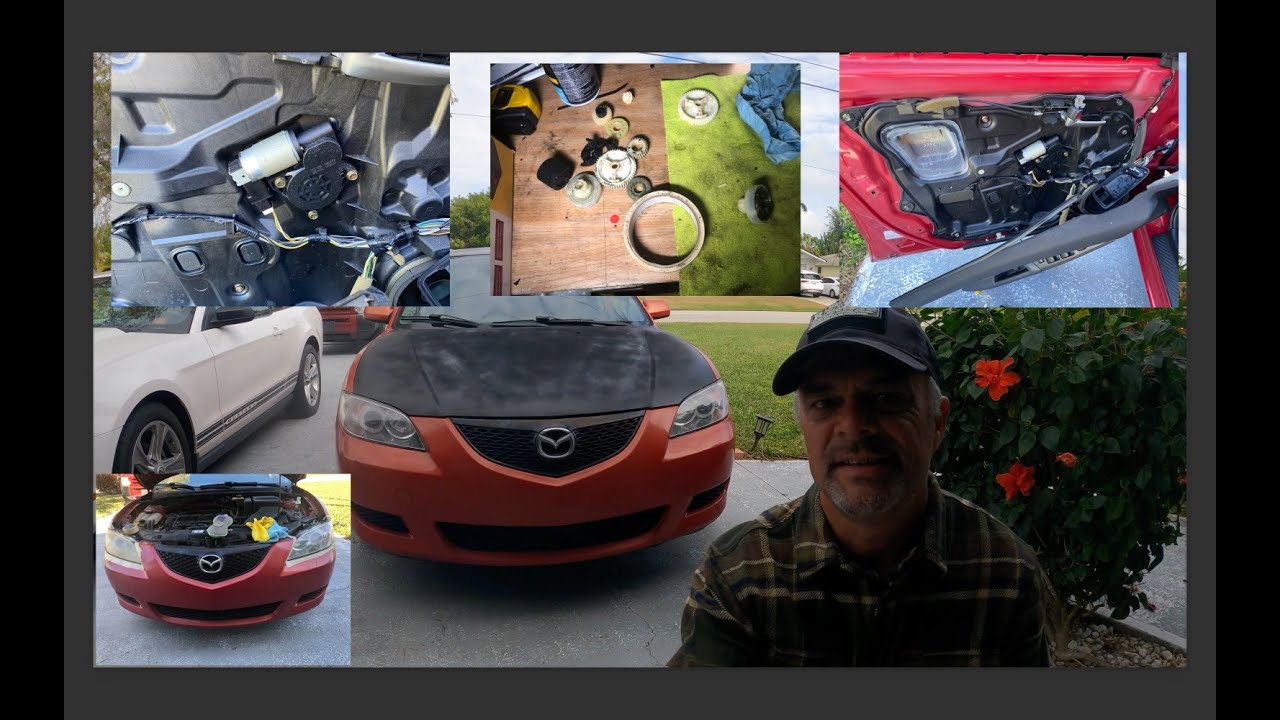 Power window FIX DIY for Mazda 3 sport 5 6 CX-9 RX8