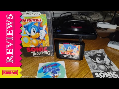 [RUS] Parcel my gift Sonic cartridge original - RETRO GAMES