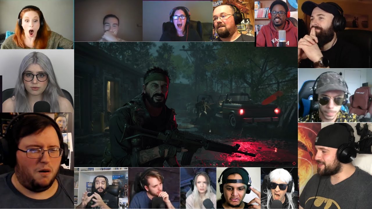 Everybody React to Call of Duty Black Ops Cold War - Campaign Gameplay (MASHUP)