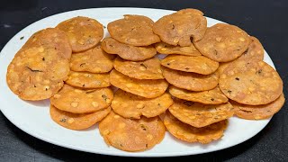 தட்டை முறுக்கு மொறு மொறுன்னு இப்படி ஈஸியா செய்ங்க/Thattai recipe/murukku recipe in Tamil/easy snacks