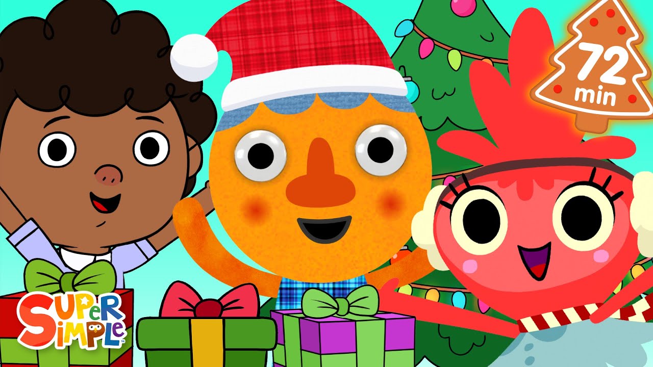1 Hour of Christmas Songs for Kids | Candy Cane Tree And More Top Hits | Super Simple Songs 1 Hour of Christmas Songs for Kids | Candy Cane Tree And More Top Hits | Super Simple Songs