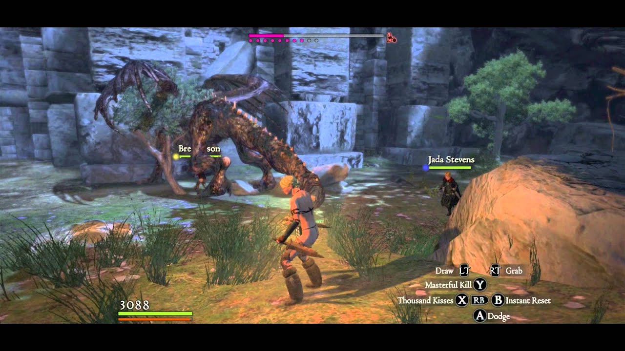 Cursed Dragon slain with only Rusted daggers I, Arisen undamaged YouTube