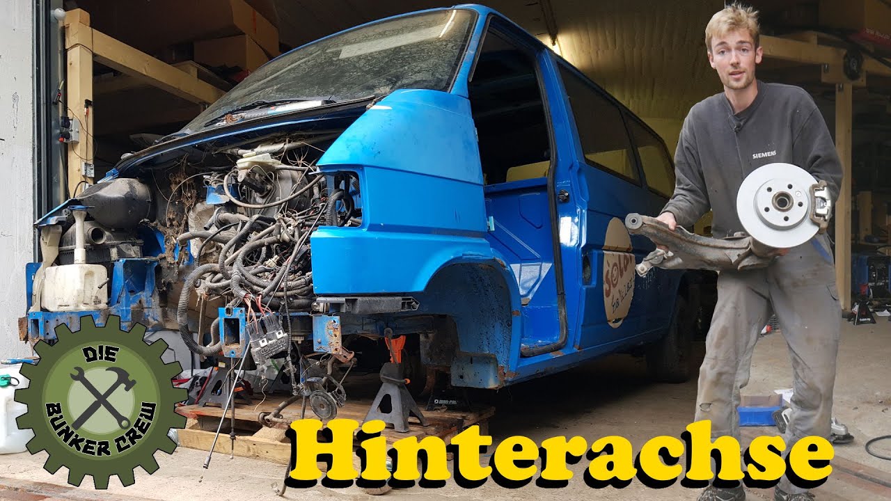 Vw T4 Werkstatt In Der Nähe Hinterachse vom T4 SYNCRO restaurieren Teil 1 - YouTube