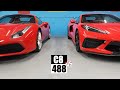 C8 Corvette 3LT Z51 Convertible vs Ferrari 488 Spider