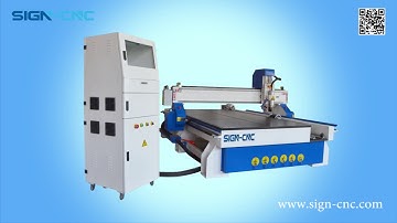 1325 CNC Router for aluminum plate cutting video