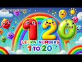LEARN Numbers with FUN COUNTING SONG from 1 to 20 | Sing &amp; Dance
