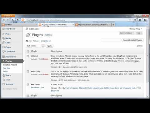 Web App Security Series Teaser (WordPress SQL Injection Demo)