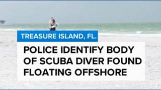 Treasure Island police identify scuba diver whose body was found floating offshore