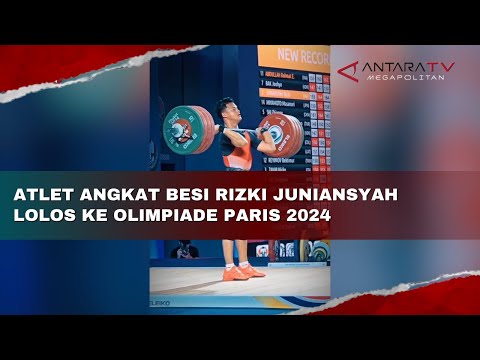 Atlet angkat besi Rizki Juniansyah lolos ke Olimpiade Paris 2024