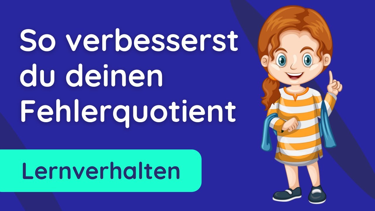 Fehlerquotient verbessern ⭐️⭐️⭐️  5 Punkte-Strategie