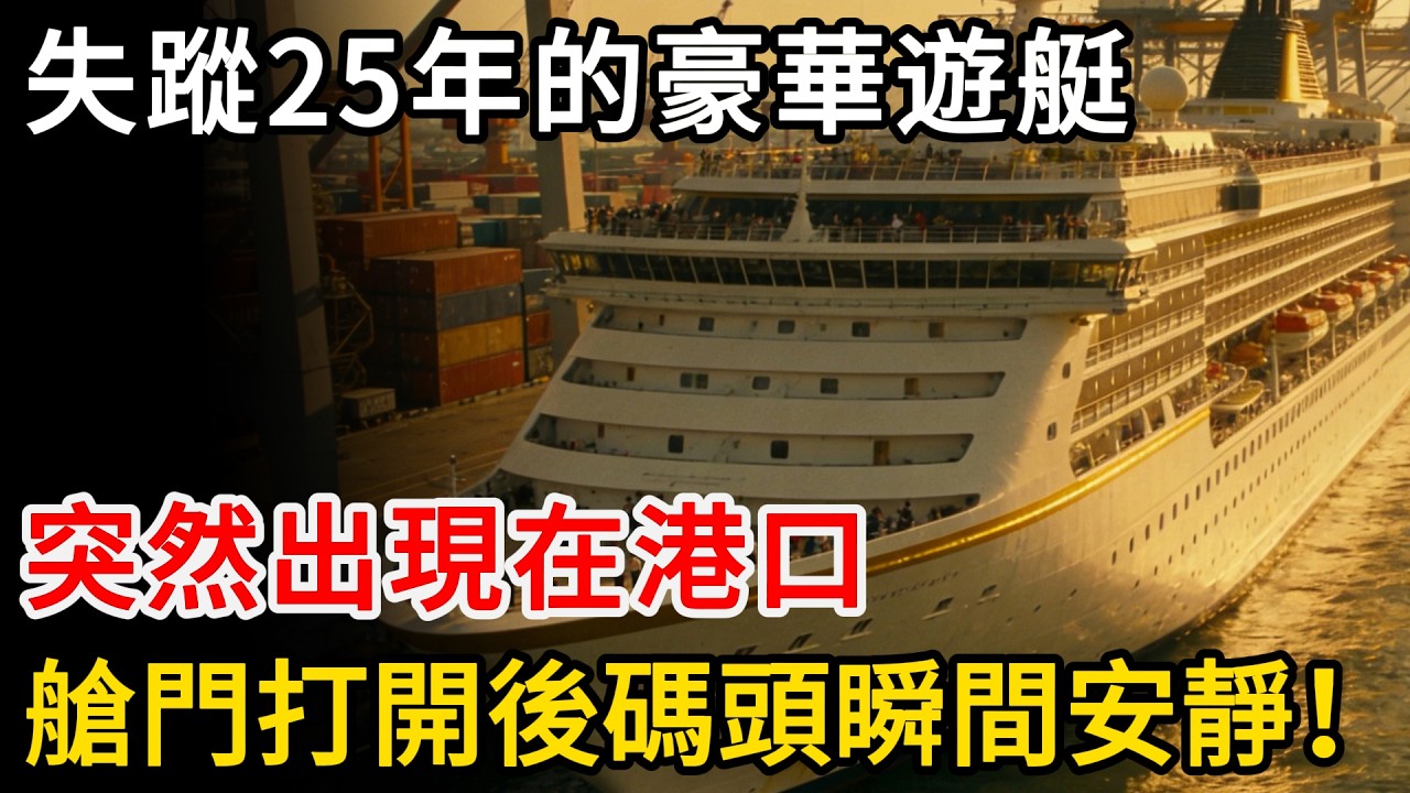 失蹤 25 年的豪華遊艇突然出現在港口，艙門打開後碼頭瞬間安靜！！！
