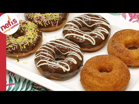 Tek Ölçüden 25 Adet Donut 🍩 Hazırlarından Daha Güzel Tam Ölçülü Donut Tarifi 😍