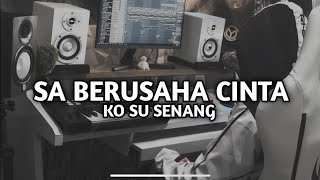 DJ SAD! SA BERUSAHA CINTA Ko Su Senang ( Dj HarrisNugraha Ft Indra Gobel )New Remix Slow 2023!!!