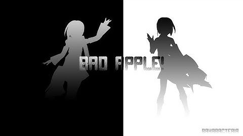 Bad Apple Hatsune Miku Project DIVA F EDIT PV