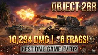 Object 268 - 6 Frags 10294 Damage, Master by player tobijas95280