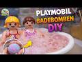 Playmobil DIY mit Familie Apfelbaum ✂️ I Badebomben selber herstellen