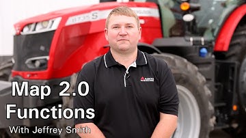 Overview of the Map Screen in the Datatronic 5 or Fieldstar 5 Terminal