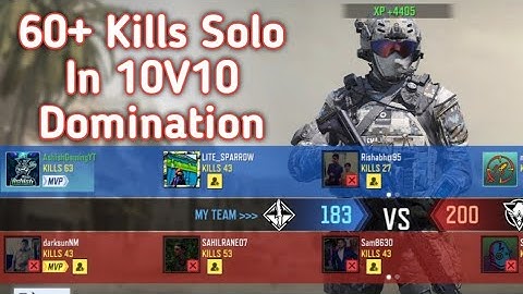 60+ Kills In 10V10 DOMINATION | Call Of Duty Mobile | Ashish Gaming