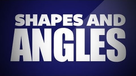 Shapes and Angles Measurement | CBSE Class 5 Mathematics