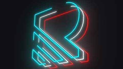 Glowing Neon Logo Reveal Intro Template After Effects #76 Free Download