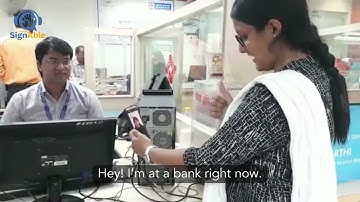 Using the Get an Interpreter option on the SignAble App