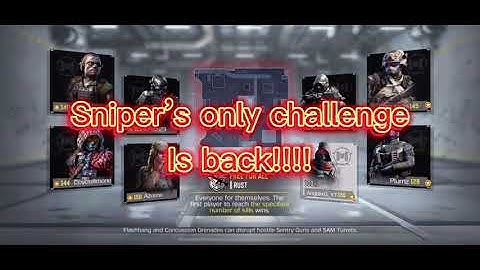 Sniper’s only challenge part 2 😜 COD mobile gameplay! Like & subscribe for more!