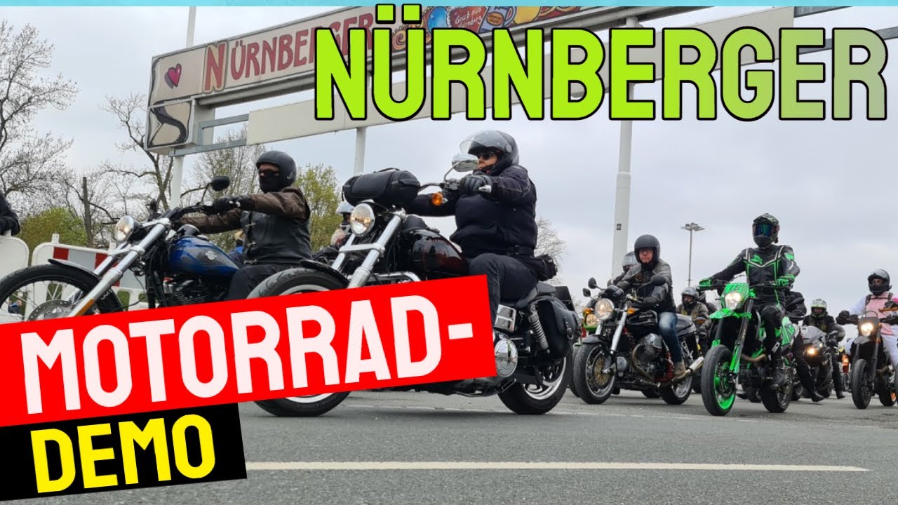 Motorrad-Demo in Nürnberg 2021 - Bericht und alle Redebeiträge - YouTube