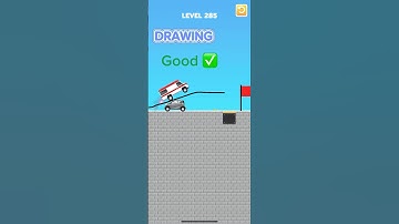 Mind-bending draw bridge puzzle solution level 285 #gameplay #drawing #shorts