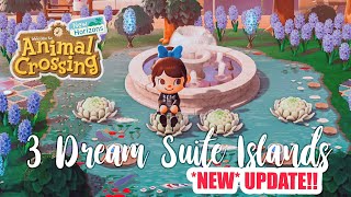 Visiting 3 Best Islands On Dream Suites Animal Crossing New Horizons Youtube