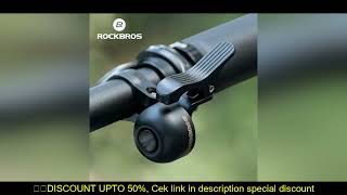 ROCKBROS Bike Bell Horn Handlebar Cycling Call Bicycle Alloy Ring Crisp Sound Warning Alarm For Safe