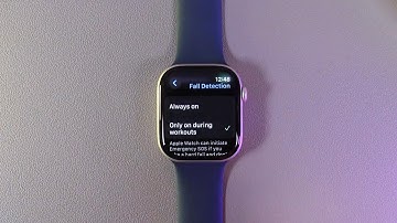 How To Enable/Disable Fall Detection on Apple Watch Series 10