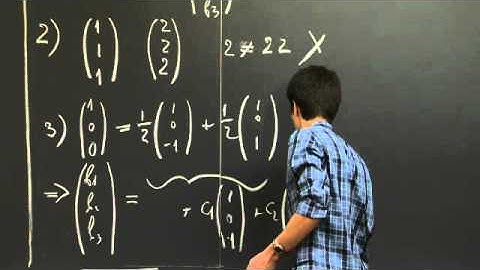 Vector Subspaces | MIT 18.06SC Linear Algebra, Fall 2011