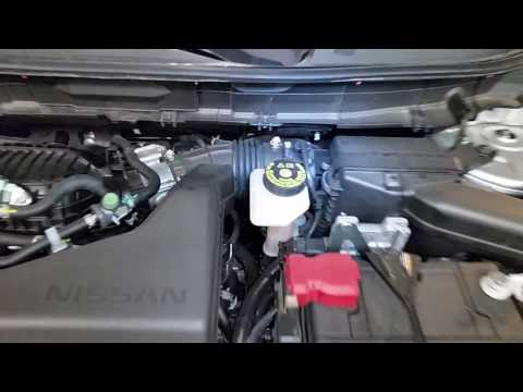 2014-2018 Nissan Rogue SUV - How To Check Brake Fluid - QR25DE 2.5L I4 Engine