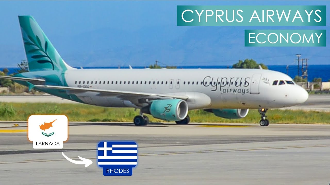 TRIP REPORT | Cyprus Airways A320 | Larnaca(LCA) to Rhodes(RHO) - YouTube
