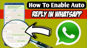 How To Auto Enable Reply To whatsApp Message || WhatsApp par Auto reply kaise kare / Technical E RaX