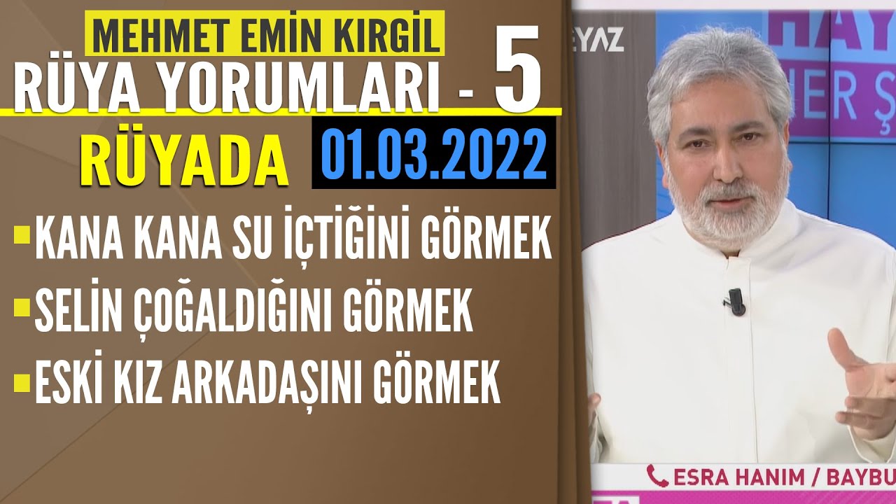 Rüyada kana kana su içtiğini görmek - YouTube