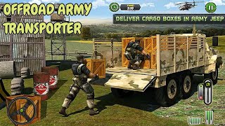 OFFROAD ARMY TRUCK DRIVING SIMULATOR #1 | ANDROID & IOS MOBILE GAMEPLAY VIDEO 🔥 screenshot 3