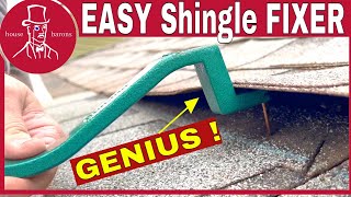 How To Fix Shingles Fast | Easy Roof Repair With a Shingle Snake Tool by HouseBarons 885 views 5 months ago 2 minutes, 38 seconds