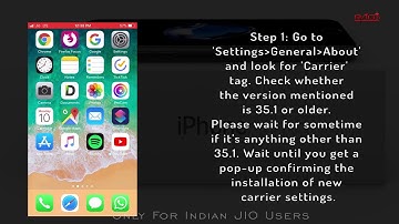 Fix - iOS 12.1.1 Jio mobile data workaround for Indian users