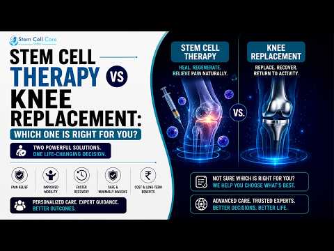 Stem Cell Therapy vs Knee Replacement — Which One Is Right for You?