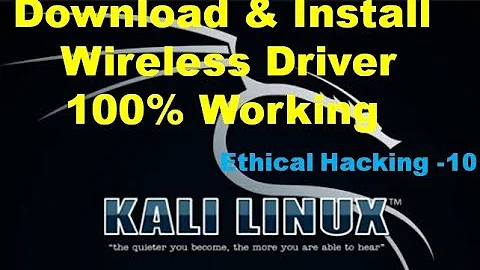 Kali Linux Wireless Driver Install & Download || Not Detect Kali Linux WiFi Adapter