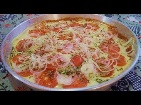 PIZZA DE PÃO FRANCÊS DELICIOSA