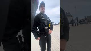 Ocean City Maryland Police Disturbing the Bagpipe Guy by Ryan Randall May 5th, 2024.