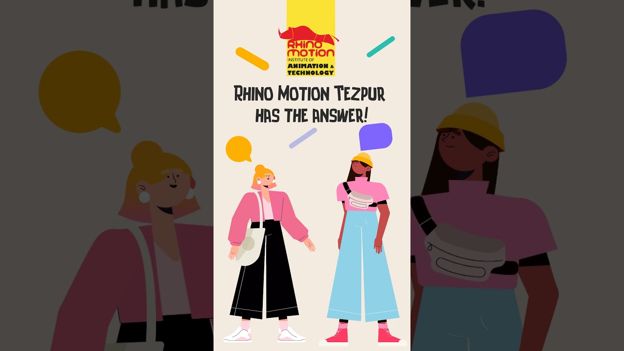 Discover Your Dream Career with Rhino Motion: Animation, VFX, Multimedia & More!  #assam #career